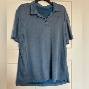 Hurley Blue Polo Shirt Size XL